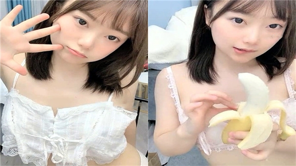 幼齿白虎巨乳 直播吃香蕉 粉逼自慰 高潮喷水