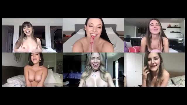 LanaRhoades Zoom淫乱会议 隔离隔离群P内射狂操派对
